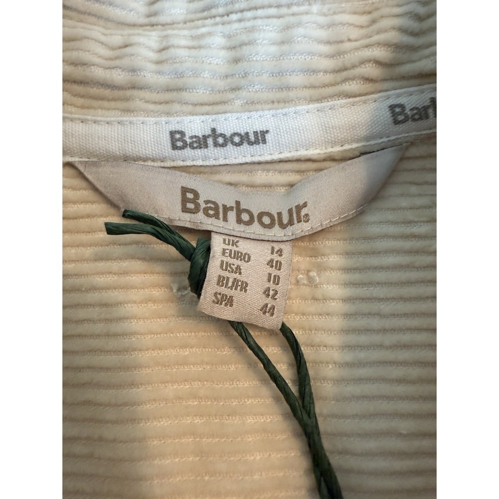 Barbour Women's Anya Corduroy Shirt/Jacket Sz 10 NWT - Picture 12 of 13